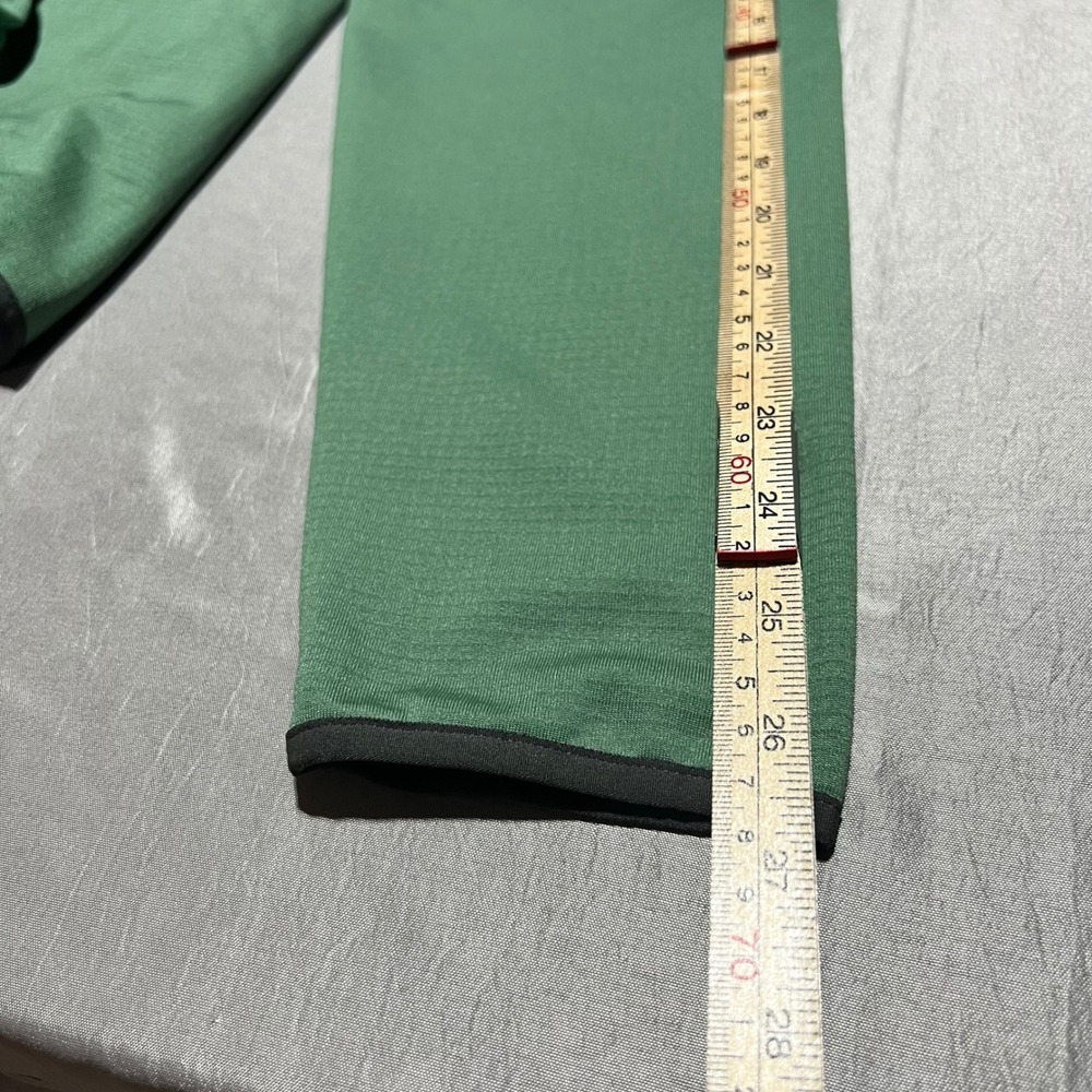 Eddie Bauer Mens Large Green Full Zip Grid Fleece Jacket Lightweight Outdoor L - Picture 10 of 16